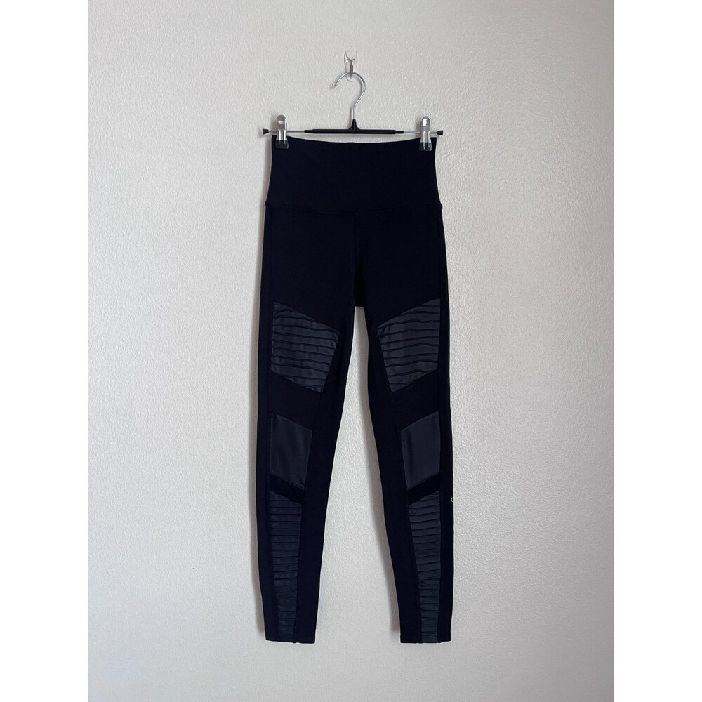 Alo Yoga High Waist Moto Legging in Black Size XS